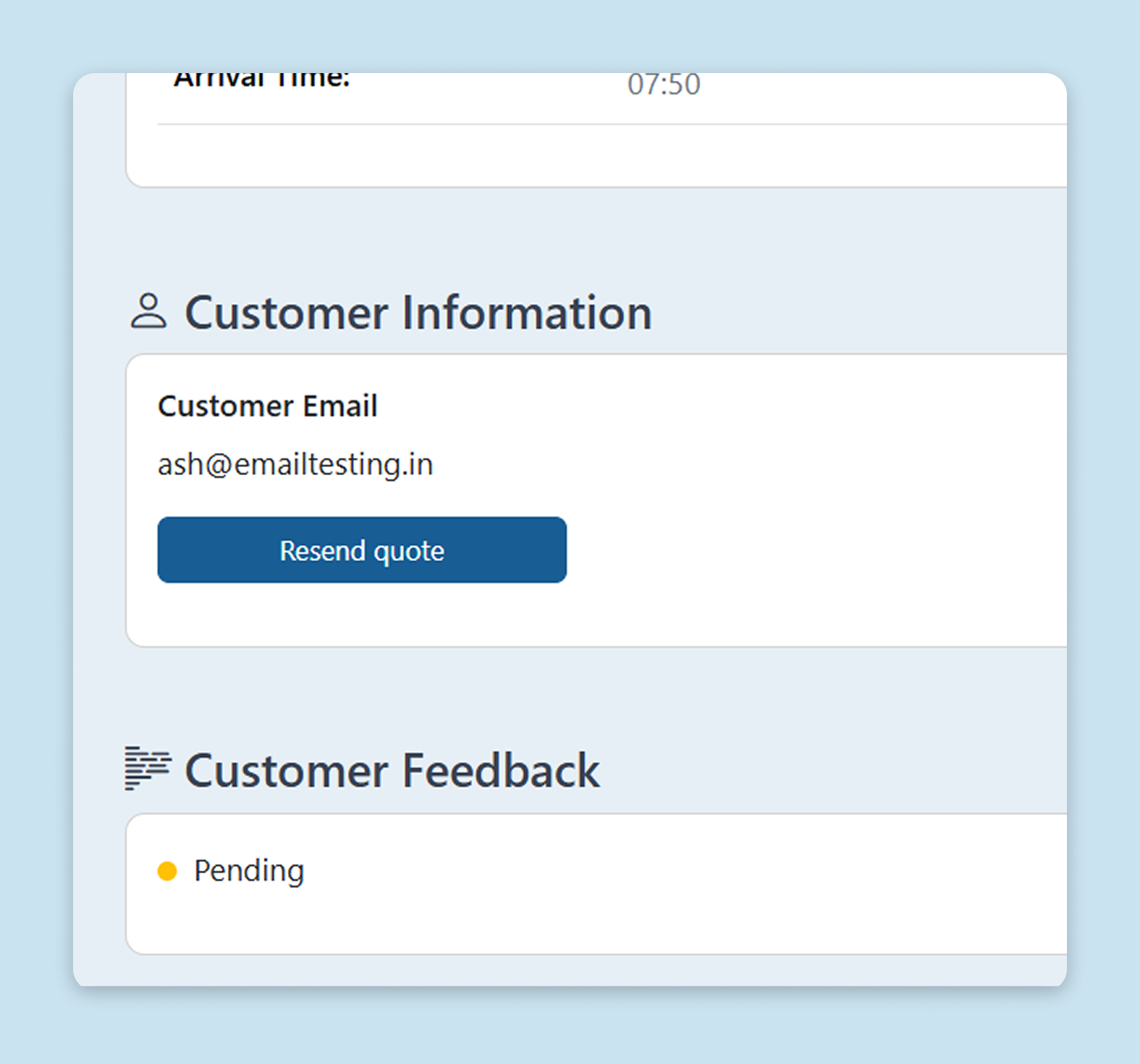 Customer info 2 Customer info 2